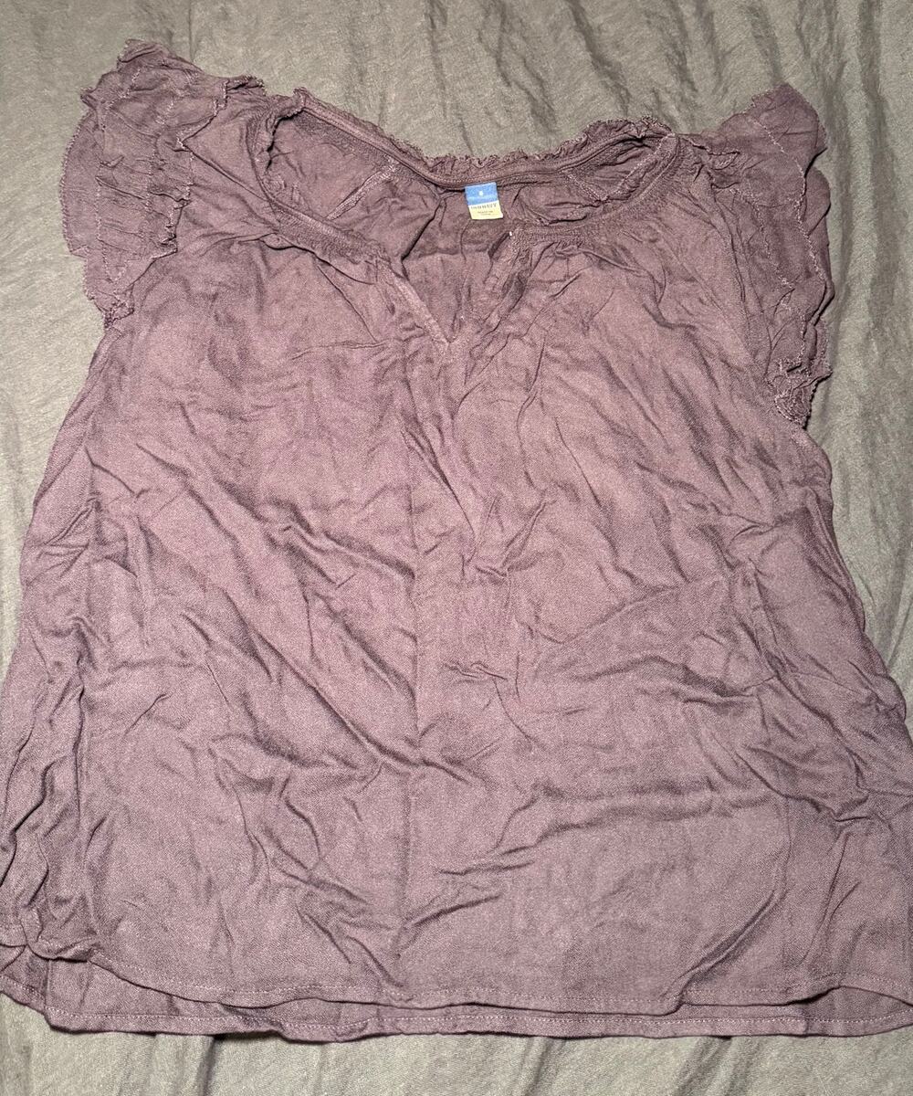 Old Navy Oversized Ruffle Sleeve Blouse Size Small